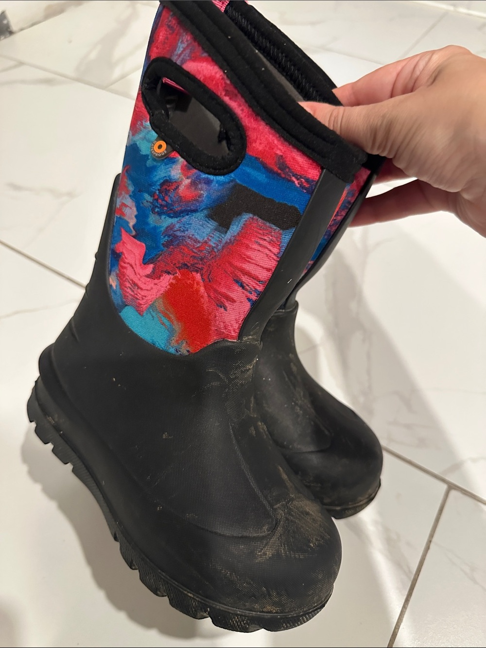 Bogs Kids' Neo Classic Wild Brush Waterproof Winter Boot - 11